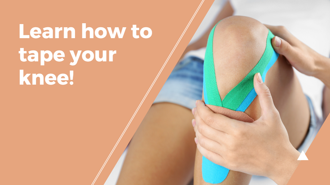 Learn how to tape your knee!